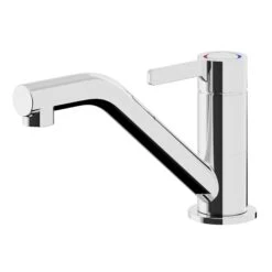 GoodHome Kawa Chrome-plated Kitchen Top Lever Tap
