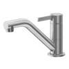 GoodHome Kawa Stainless Steel Effect Kitchen Top Lever Tap