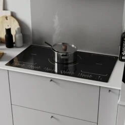GoodHome Linksense GH5ZFXLK90 90cm Induction Hob - Black -Prime Kitchen goodhome linksense gh5zfxlk90 90cm induction hob black5059340445809 01i