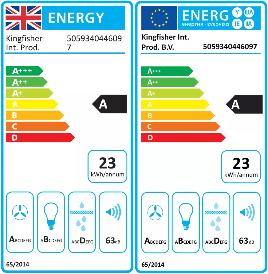 GoodHome LinkSense GHCG60LKSS Glass Curved Cooker Hood (W)59.8cm 12 GoodHome LinkSense GHCG60LKSS Glass Curved Cooker Hood (W)59.8cm - Image 10