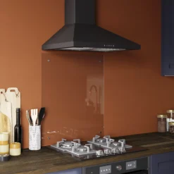 GoodHome LinkSense GHCH60LKBL Black Steel & Glass Chimney Cooker Hood (W)59.8cm - Black -Prime Kitchen goodhome linksense ghch60lkbl black steel glass chimney cooker hood w 59 8cm black5059340445793 10i