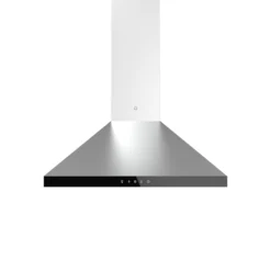 GoodHome LinkSense GHCH60LKSS Glass Chimney Cooker Hood (W)59.8cm -Prime Kitchen goodhome linksense ghch60lkss glass chimney cooker hood w 59 8cm5059340446172 02c