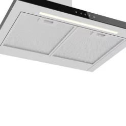 GoodHome LinkSense GHCH60LKSS Glass Chimney Cooker Hood (W)59.8cm -Prime Kitchen goodhome linksense ghch60lkss glass chimney cooker hood w 59 8cm5059340446172 37c