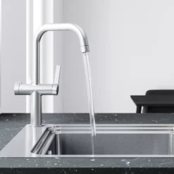 GoodHome Loreli Stainless Steel Effect Filter Tap -Prime Kitchen goodhome loreli stainless steel effect filter tap5059340452494 03i 1