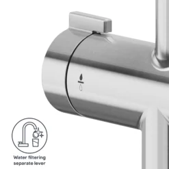 GoodHome Loreli Stainless Steel Effect Filter Tap -Prime Kitchen goodhome loreli stainless steel effect filter tap5059340452494 73c EN 1