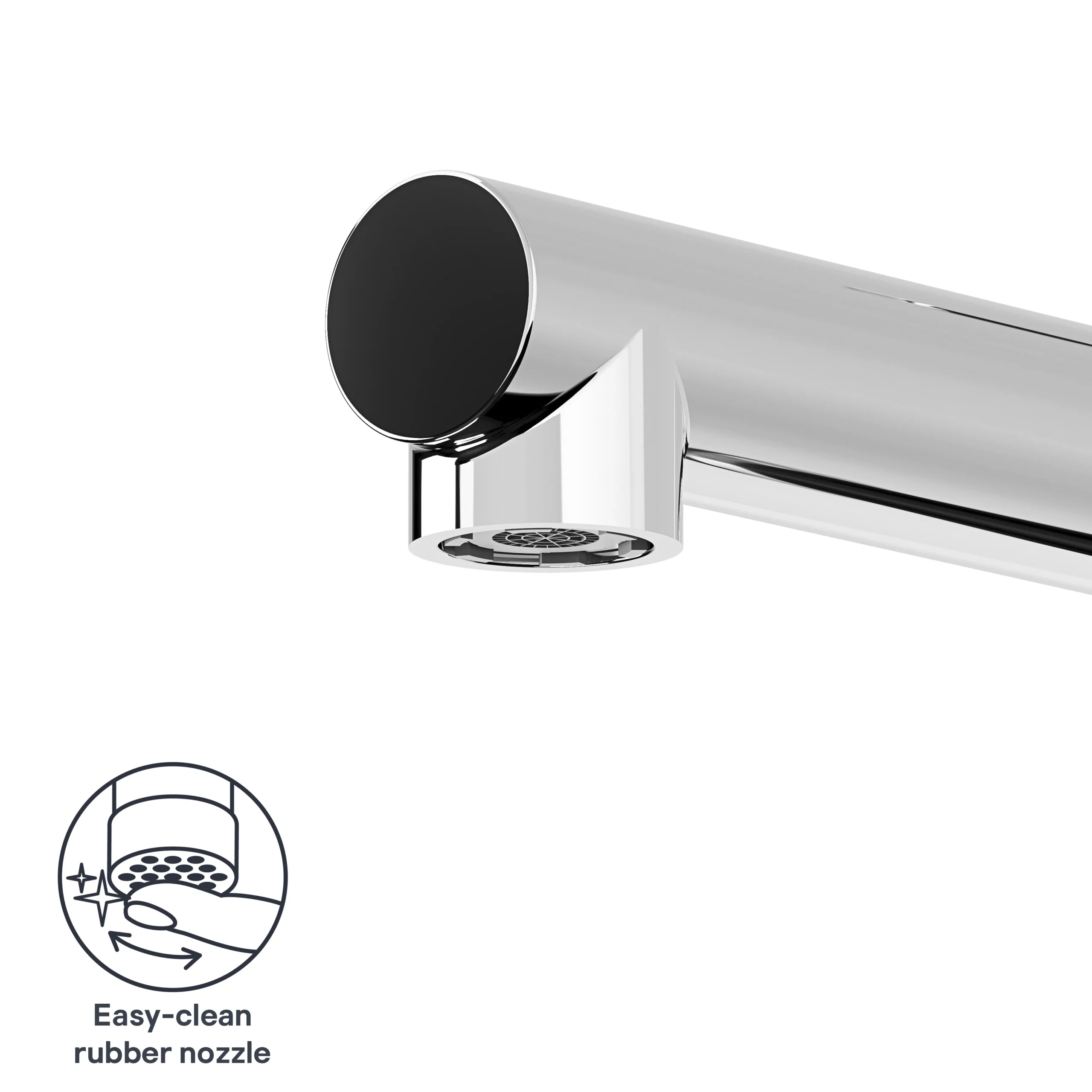 GoodHome Morita Chrome-plated Kitchen Top Lever Tap 6 GoodHome Morita Chrome-plated Kitchen Top Lever Tap - Image 4