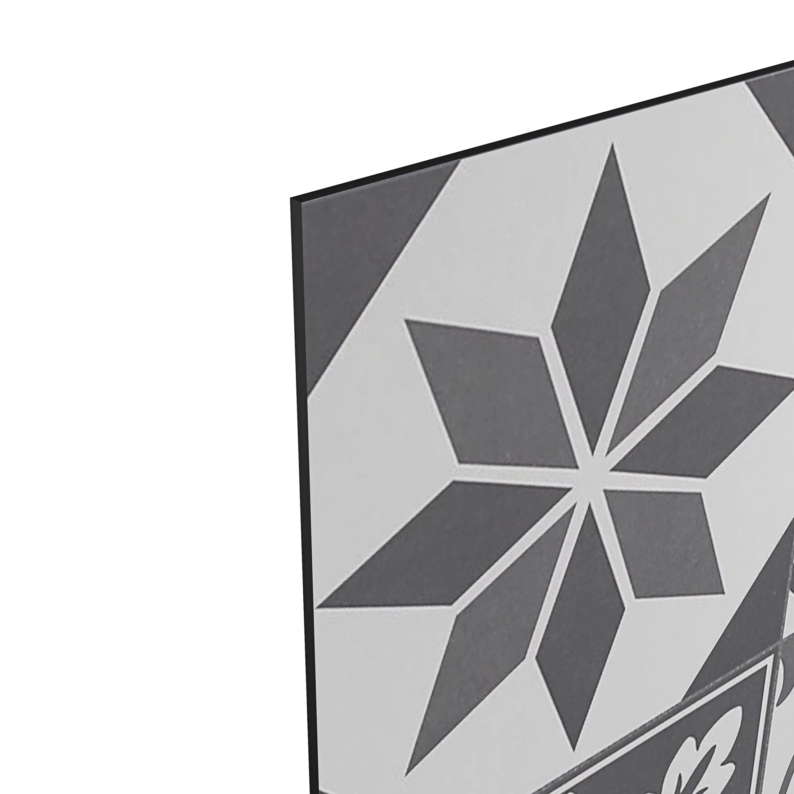 GoodHome Nepeta Grey Patchwork Cement Effect Paper & Resin Back Panel, (H)600mm (W)1800mm (T)3mm 5 GoodHome Nepeta Grey Patchwork Cement Effect Paper & Resin Back Panel, (H)600mm (W)1800mm (T)3mm - Image 3