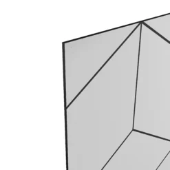 GoodHome Nepeta White Geometric / Smooth Paper & Resin Back Panel, (H)6000mm (W)18000mm (T)3mm -Prime Kitchen goodhome nepeta white geometric smooth paper resin back panel h 6000mm w 18000mm t 3mm3663602636311 01c