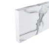 GoodHome Nepeta White Marble Effect Paper & Resin Upstand (L)3000mm -Prime Kitchen goodhome nepeta white marble effect paper resin upstand l 3000mm5059340483269 01c
