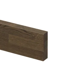 GoodHome Orin Onyx Solid Oak Upstand (L)3000mm -Prime Kitchen goodhome orin onyx solid oak upstand l 3000mm5059340794914 03c