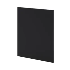 GoodHome Pasilla Matt Carbon Thin Frame Slab Standard End Panel (H)720mm (W)570mm -Prime Kitchen goodhome pasilla matt carbon thin frame slab standard end panel h 720mm w 570mm3663602480945 01c bq