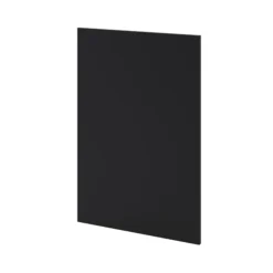 GoodHome Pasilla Matt Carbon Thin Frame Slab Standard End Panel (H)870mm (W)590mm -Prime Kitchen goodhome pasilla matt carbon thin frame slab standard end panel h 870mm w 590mm3663602472186 01c bq