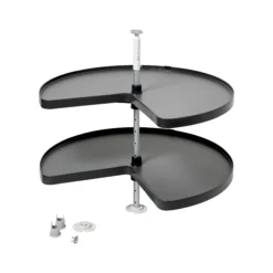 GoodHome Pebre Anthracite Not Soft Close Pull Out Storage, (H)639mm (W)830mm -Prime Kitchen goodhome pebre anthracite not soft close pull out storage h 639mm w 830mm3663602480259 01c bq