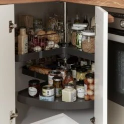 GoodHome Pebre Anthracite Not Soft Close Pull Out Storage, (H)639mm (W)830mm -Prime Kitchen goodhome pebre anthracite not soft close pull out storage h 639mm w 830mm3663602480259 03i bq