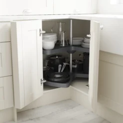 GoodHome Pebre Anthracite Not Soft Close Pull Out Storage, (H)639mm (W)830mm -Prime Kitchen goodhome pebre anthracite not soft close pull out storage h 639mm w 830mm3663602480259 10i