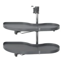 GoodHome Pebre Anthracite Soft-close Pull Out Storage, (H)698mm (W)865mm -Prime Kitchen goodhome pebre anthracite soft close pull out storage h 698mm w 865mm3663602480228 01c