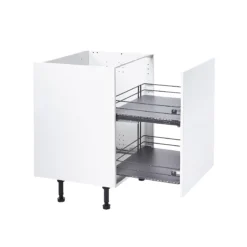 GoodHome Pebre Anthracite Soft Close Runners Pull Out Storage, (H)484mm (W)364mm -Prime Kitchen goodhome pebre anthracite soft close runners pull out storage h 484mm w 364mm3663602480167 23c bq