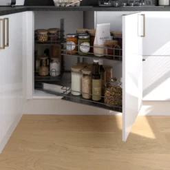 GoodHome Pebre Anthracite Soft-open Left Outward Pull Out Storage, (H)639mm (W)855mm 21 GoodHome Pebre Anthracite Soft-open Left Outward Pull Out Storage, (H)639mm (W)855mm -Prime Kitchen goodhome pebre anthracite soft open left outward pull out storage h 639mm w 855mm3663602480235 01i