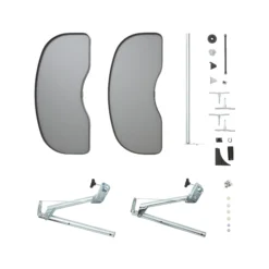 GoodHome Pebre Soft-close RH Corner Cabinet Pull-out Storage -Prime Kitchen goodhome pebre soft close rh corner cabinet pull out storage3663602480204 07c bq