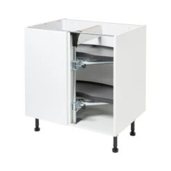 GoodHome Pebre Soft-close RH Corner Cabinet Pull-out Storage -Prime Kitchen goodhome pebre soft close rh corner cabinet pull out storage3663602480204 21c bq