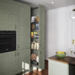 GoodHome Pebre Soft Close Runners Larder Pull-out Storage -Prime Kitchen goodhome pebre soft close runners larder pull out storage3663602480266 10i