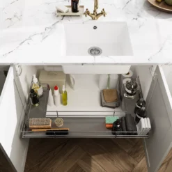GoodHome Pebre Under-sink Pull-out Storage -Prime Kitchen goodhome pebre under sink pull out storage3663602480181 10i
