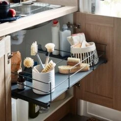 GoodHome Pebre Under Sink Shelf Pull-out Storage 16 GoodHome Pebre Under Sink Shelf Pull-out Storage -Prime Kitchen goodhome pebre under sink shelf pull out storage3663602480174 05i bq