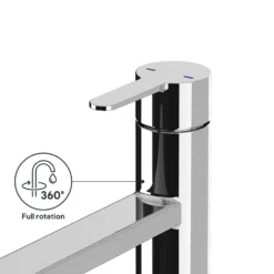 GoodHome Phoran Chrome-plated Kitchen Top Lever Tap -Prime Kitchen goodhome phoran chrome plated kitchen top lever tap5059340452708 71c EN