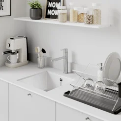 GoodHome Phoran Stainless Steel Effect Kitchen Top Lever Tap 19 GoodHome Phoran Stainless Steel Effect Kitchen Top Lever Tap -Prime Kitchen goodhome phoran stainless steel effect kitchen top lever tap5059340452715 02i