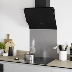 GoodHome PlasmaSense GHAG60PLAS Black Steel & Glass Angled Cooker Hood (W)59.8cm - Black -Prime Kitchen goodhome plasmasense ghag60plas black steel glass angled cooker hood w 59 8cm black5059340445892 01i