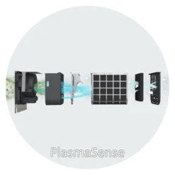 GoodHome PlasmaSense GHAG60PLAS Black Steel & Glass Angled Cooker Hood (W)59.8cm - Black -Prime Kitchen goodhome plasmasense ghag60plas black steel glass angled cooker hood w 59 8cm black5059340445915 10i