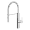 GoodHome Saffron Chrome-plated Kitchen Spring Neck Tap -Prime Kitchen goodhome saffron chrome plated kitchen spring neck tap5059340452876 01c
