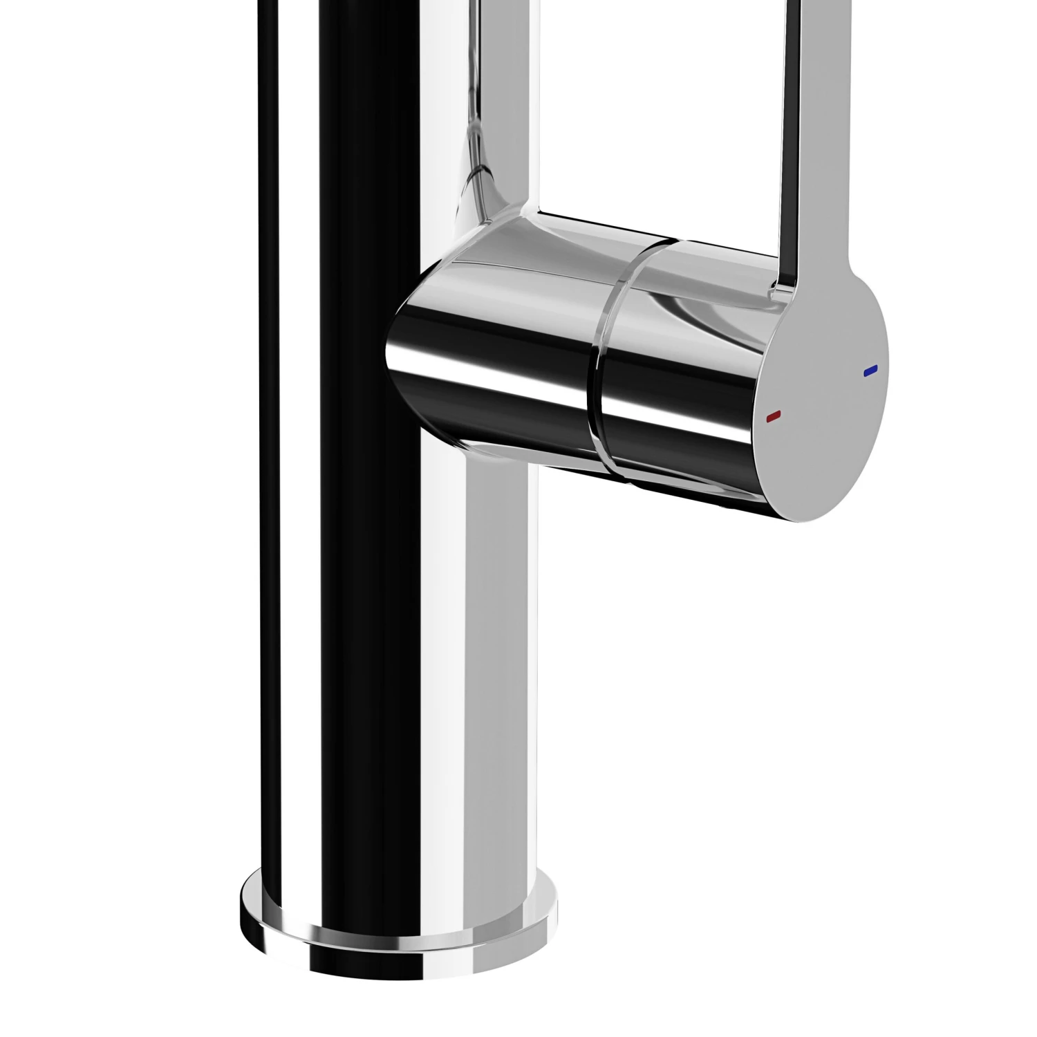 GoodHome Saffron Chrome-plated Kitchen Spring Neck Tap 7 GoodHome Saffron Chrome-plated Kitchen Spring Neck Tap - Image 5