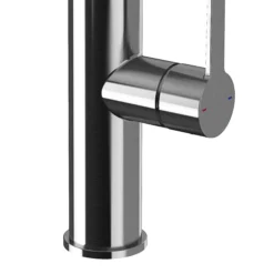 GoodHome Saffron Stainless Steel Effect Kitchen Spring Neck Tap -Prime Kitchen goodhome saffron stainless steel effect kitchen spring neck tap5059340452883 37c