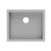 GoodHome Sorrel Grey Composite Quartz 1 Bowl Kitchen Sink (W)550mm X (L)460mm -Prime Kitchen goodhome sorrel grey composite quartz 1 bowl kitchen sink w 550mm x l 460mm5059340458434 02c