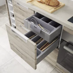 GoodHome Soto Soft-close Deep Drawer Box (W)400mm -Prime Kitchen goodhome soto soft close deep drawer box w 400mm3663602479253 04i