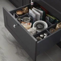 GoodHome Soto Soft-close Deep Drawer Box (W)600mm -Prime Kitchen goodhome soto soft close deep drawer box w 600mm3663602479277 02i bq