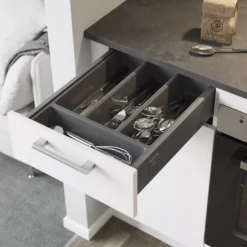 GoodHome Soto Soft-close Drawer Box (W)400mm -Prime Kitchen goodhome soto soft close drawer box w 400mm3663602632924 02i