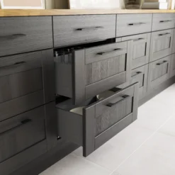 GoodHome Soto Soft-close Slimline Drawer Box (W)400mm -Prime Kitchen goodhome soto soft close slimline drawer box w 400mm5059340400266 10i