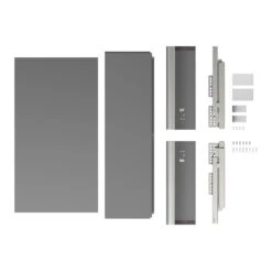GoodHome Soto Soft-close Slimline Drawer Box (W)600mm -Prime Kitchen goodhome soto soft close slimline drawer box w 600mm5059340400259 07c