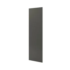 GoodHome Stevia & Garcinia Gloss Anthracite Slab Standard End Panel (H)2010mm (W)570mm, Pair -Prime Kitchen goodhome stevia garcinia gloss anthracite slab standard end panel h 2010mm w 570mm pair3663602640790 01c bq