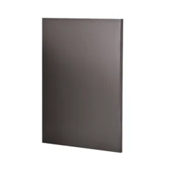 GoodHome Stevia & Garcinia Gloss Anthracite Slab Standard End Panel (H)900mm (W)610mm -Prime Kitchen goodhome stevia garcinia gloss anthracite slab standard end panel h 900mm w 610mm3663602640844 01c bq