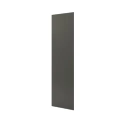 GoodHome Stevia & Garcinia Gloss Anthracite Slab Tall End Panel (H)2190mm (W)570mm, Set -Prime Kitchen goodhome stevia garcinia gloss anthracite slab tall end panel h 2190mm w 570mm set3663602640806 01c bq