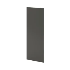 GoodHome Stevia & Garcinia Gloss Anthracite Slab Tall End Panel (H)900mm (W)320mm -Prime Kitchen goodhome stevia garcinia gloss anthracite slab tall end panel h 900mm w 320mm3663602640769 01c bq