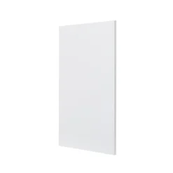 GoodHome Stevia & Garcinia Gloss White Slab Standard Base End Support Panel (H)870mm (W)590mm -Prime Kitchen goodhome stevia garcinia gloss white slab standard base end support panel h 870mm w 590mm3663602640219 01c bq