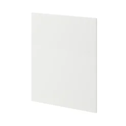 GoodHome Stevia & Garcinia Gloss White Slab Standard End Panel (H)720mm (W)570mm -Prime Kitchen goodhome stevia garcinia gloss white slab standard end panel h 720mm w 570mm3663602553410 01c bq