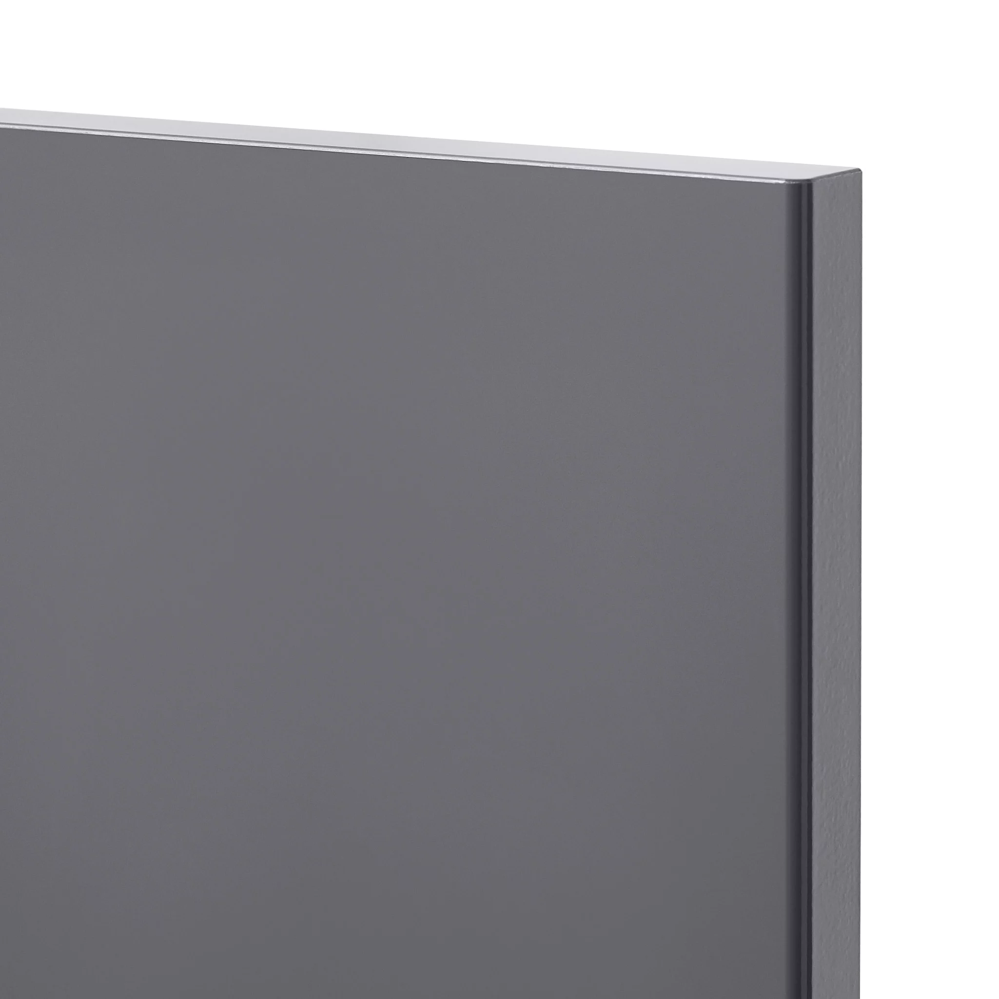 GoodHome Stevia Gloss Anthracite Slab Highline Cabinet Door (W)300mm (H)715mm (T)18mm 4 GoodHome Stevia Gloss Anthracite Slab Highline Cabinet Door (W)300mm (H)715mm (T)18mm - Image 2