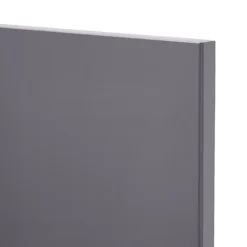 GoodHome Stevia Gloss Anthracite Slab Highline Cabinet Door (W)500mm (H)715mm (T)18mm -Prime Kitchen goodhome stevia gloss anthracite slab highline cabinet door w 500mm h 715mm t 18mm3663602648833 37c bq