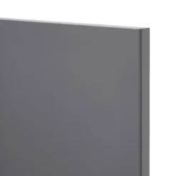GoodHome Stevia Gloss Anthracite Slab Tall Wall Cabinet Door (W)300mm (H)895mm (T)18mm -Prime Kitchen goodhome stevia gloss anthracite slab tall wall cabinet door w 300mm h 895mm t 18mm3663602648918 37c bq