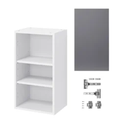 GoodHome Stevia Gloss Anthracite Slab Wall Kitchen Cabinet (W)400mm (H)720mm 9 GoodHome Stevia Gloss Anthracite Slab Wall Kitchen Cabinet (W)400mm (H)720mm -Prime Kitchen goodhome stevia gloss anthracite slab wall kitchen cabinet w 400mm h 720mm5059340702599 07c bq